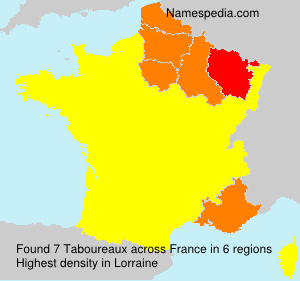 Surname Taboureaux in France Surname Taboureaux in France