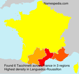 Surname Tacchinelli in France Surname Tacchinelli in France