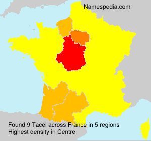 Surname Tacel in France Surname Tacel in France