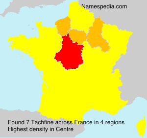 Surname Tachfine in France Surname Tachfine in France