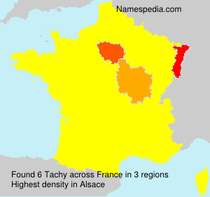 Surname Tachy in France Surname Tachy in France