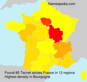 Surname Tacnet in France Surname Tacnet in France