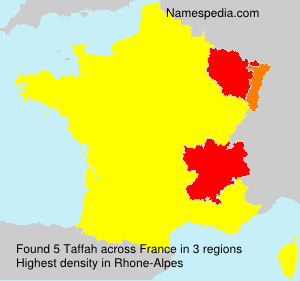 Surname Taffah in France Surname Taffah in France