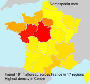 Surname Tafforeau in France Surname Tafforeau in France