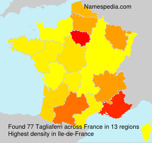 Surname Tagliaferri in France Surname Tagliaferri in France