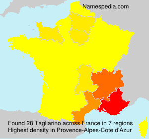 Surname Tagliarino in France Surname Tagliarino in France