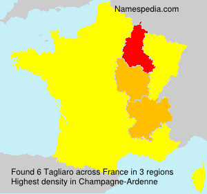 Surname Tagliaro in France Surname Tagliaro in France
