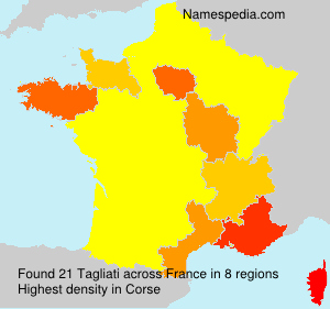 Surname Tagliati in France Surname Tagliati in France