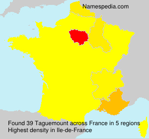 Surname Taguemount in France Surname Taguemount in France