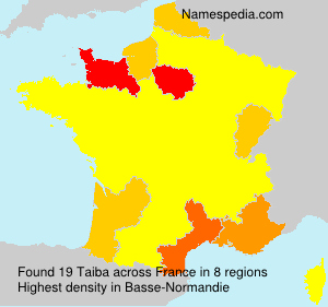 Surname Taiba in France Surname Taiba in France