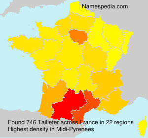 Surname Taillefer in France Surname Taillefer in France