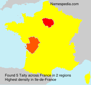 Surname Taity in France Surname Taity in France