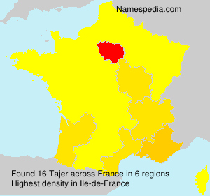 Surname Tajer in France Surname Tajer in France