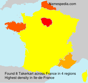 Surname Takerkart in France Surname Takerkart in France