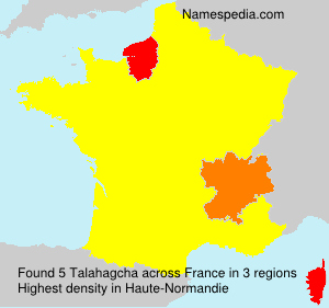 Surname Talahagcha in France Surname Talahagcha in France