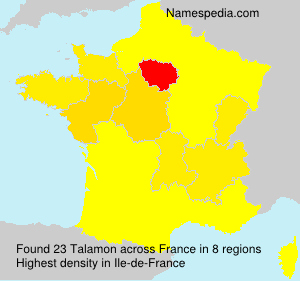 Surname Talamon in France Surname Talamon in France
