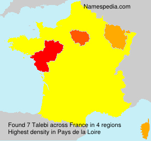 Surname Talebi in France Surname Talebi in France
