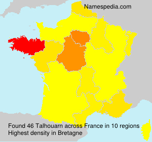 Surname Talhouarn in France Surname Talhouarn in France