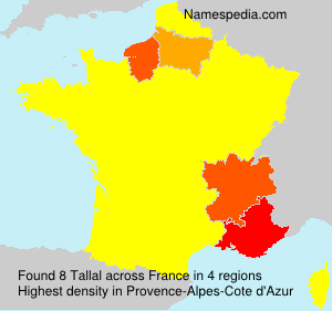 Surname Tallal in France Surname Tallal in France