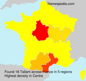 Surname Tallant in France Surname Tallant in France