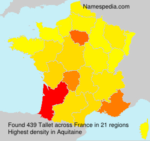 Surname Tallet in France Surname Tallet in France