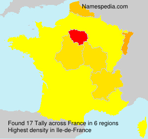 Surname Tally in France Surname Tally in France