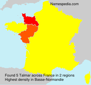 Surname Talmar in France Surname Talmar in France