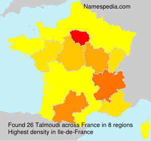 Surname Talmoudi in France Surname Talmoudi in France