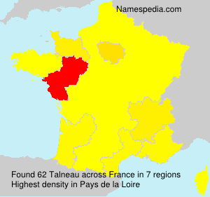 Surname Talneau in France Surname Talneau in France