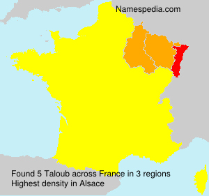 Surname Taloub in France Surname Taloub in France
