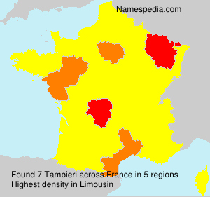 Surname Tampieri in France Surname Tampieri in France