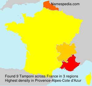 Surname Tamponi in France Surname Tamponi in France