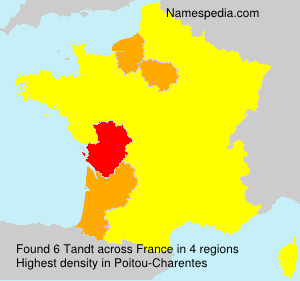 Surname Tandt in France Surname Tandt in France
