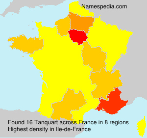 Surname Tanquart in France Surname Tanquart in France