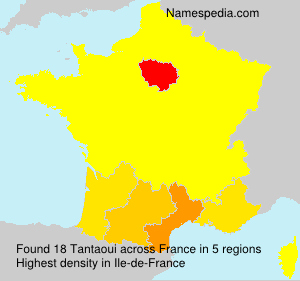 Surname Tantaoui in France Surname Tantaoui in France