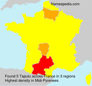 Surname Taputu in France Surname Taputu in France