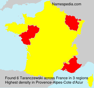 Surname Taranczewski in France Surname Taranczewski in France