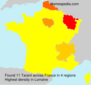 Surname Tarant in France Surname Tarant in France