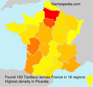 Surname Tardieux in France Surname Tardieux in France
