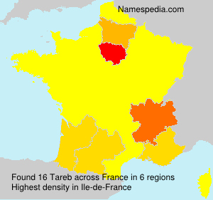Surname Tareb in France Surname Tareb in France