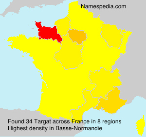 Surname Targat in France Surname Targat in France