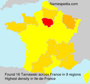 Surname Tarnawski in France Surname Tarnawski in France