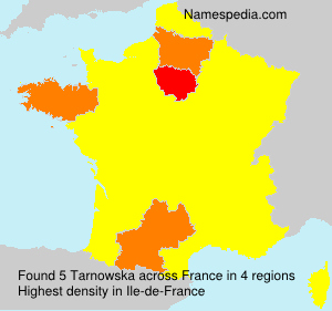 Surname Tarnowska in France Surname Tarnowska in France