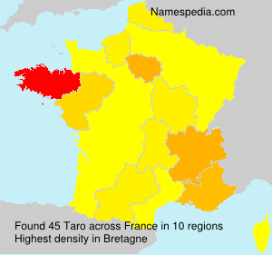 Surname Taro in France Surname Taro in France