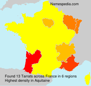 Surname Tarrats in France Surname Tarrats in France