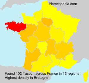 Surname Tascon in France Surname Tascon in France