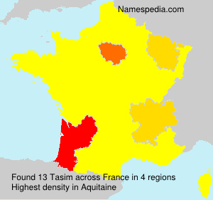 Surname Tasim in France Surname Tasim in France