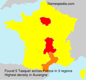 Surname Tasquer in France Surname Tasquer in France