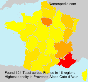 Surname Tassi in France Surname Tassi in France