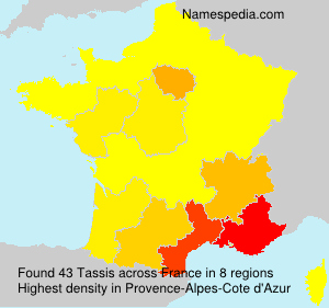 Surname Tassis in France Surname Tassis in France